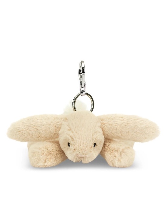 Jellycat Accessories - Jellycat Smudge Rabbit Bag Charm JELLYCAT Bunny Charm keychain BEIGE